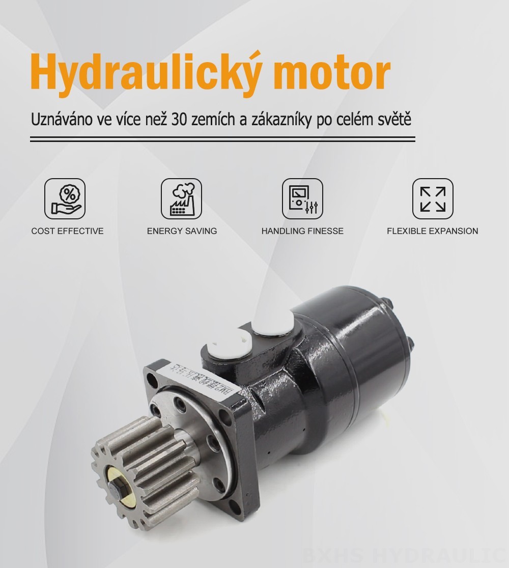 BMR_Cykloidový hydraulický motor-2 63 cm³/ot. 53 l/min Hydraulický motor